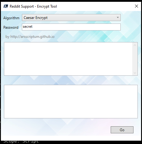 PowerShell Encryption GUI Program