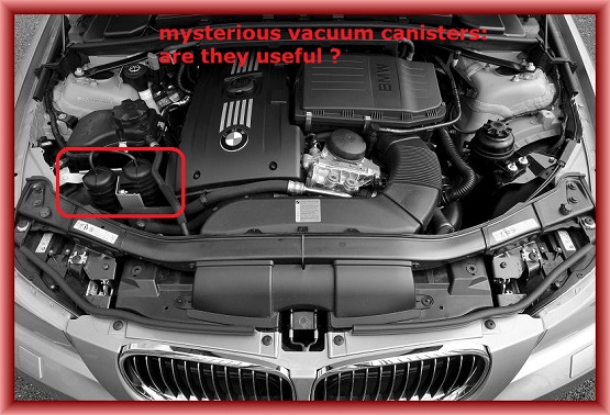 BMW 335i VACUUM CANISTERS